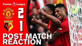 Solskjaer, Shaw and Andreas happy with win over Watford | Manchester United 2-1 Watford | Reaction