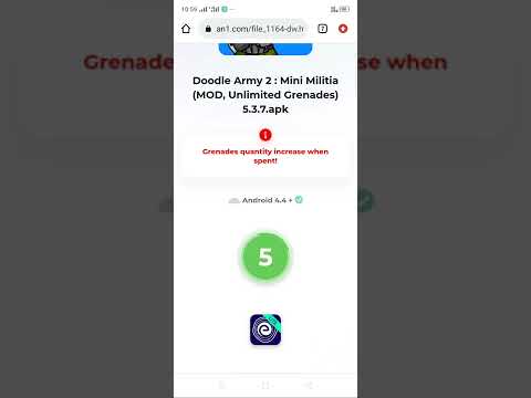 Descargar Doodle Army 2: Mini Militia (MOD, Granadas ilimitadas) 5.3.7 gratis en Android