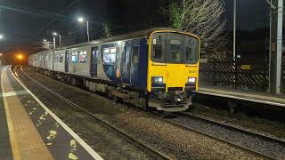 Northern Class 150 'Sprinter' - 150007 departing Outwood (06/12/24)