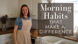 MAKE A BETTER HOME AND HOMEMAKER | Habits and systems for a successful morning