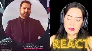 Reaction Marco Rodrigues – A Minha Casa (Lyric Video) | Festival da Canção 2025