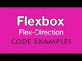 Flex-Direction Property Explained with Code Examples Flexbox CSS Tutorial