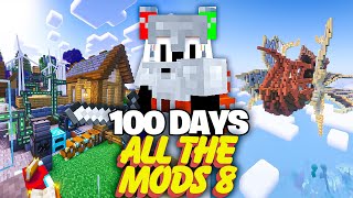 I Survived 100 Days with ALL THE MODS In Minecraft... (#1)