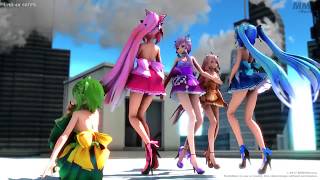 MMD Carry Me Off feat  初音ミク - TDA Kimono Skirt R 18 4K 60fps - MikuMikuDance 艦これ