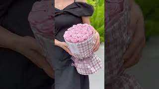 Pink Rose Preserved Flower Bouquet | A Romantic Choice for Permanent Preservation