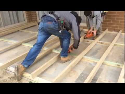 Decking Sub Floor Over Concrete & Paving Decking Sub Floor Over Concrete & Paving