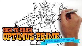 How to Draw Optimus Prime | Transformers