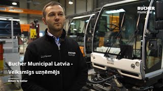 Bucher Municipal Latvia - Veiksmīgs uzņēmējs