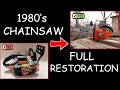 Full chainsaw restoration [Oleo-Mac 1980`s]