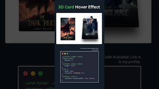 3D hover effect #css #hovereffects