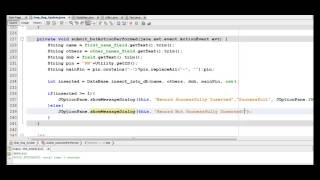 Java JDBC Tutorial 7- Inserting Records Into Database