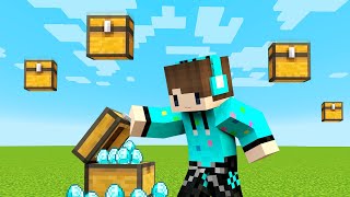 Minecraft Tapi Setiap Hari Turun Hujan Chest Dengan Barang Acak !