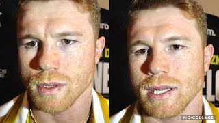 CANELO "I SAW FEAR & INSECURITY IN FACE OFF WITH SAUNDERS, HE DOESN'T HAVE COURAGE TO TALK 4 HIMSELF