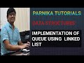 IMPLEMENTATION OF QUEUE USING LINKED LIST | DATA STRUCTURES | GATE CSE LECTURES