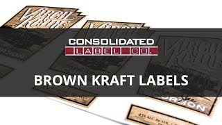 Brown Kraft Labels