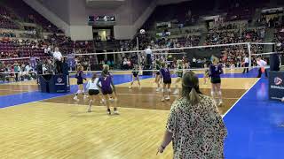 Sedgwick County girls volleyball wins the 2021 Class 2A state championship.