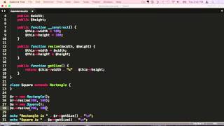 Cyclical Dependency - PHP Rectangle and Square