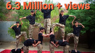 Tribute to Pak army National song performance students of the white dove school system Bilalabad