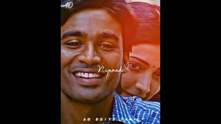 ❤️Nee Partha Vizhigal Dhanush 3 Movie Song Tamil Lyrical WhatsApp Status-AD EDITZ TAMIL