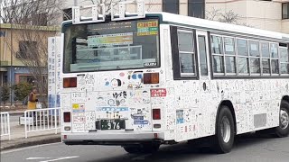 三重交通 伊賀営業所 1212号車[02]桔梗が丘循環(東桔梗が丘経由)@桔梗が丘駅前(エンジン起動音付き)