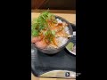 彩り豊かな2種を堪能　ねぎとろサーモン丼