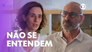 Ilana e Breno seguem em pé de guerra mesmo após separação | Um Lugar Ao Sol | TV Globo