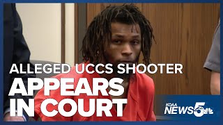 Alleged UCCS shooter Nicholas Jordan went before a judge today