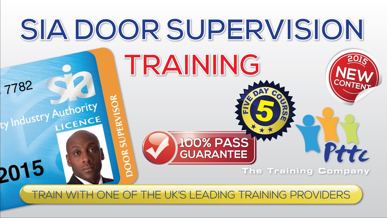 SIA Door Supervisior Training Course | London | PTTC - YouTube