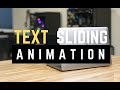 How to create Text Sliding Animation Using Only HTML & CSS - CodeWithTanmay