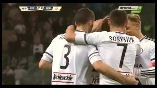 Lukasz Broz amazing goal - Legia Warszawa vs. Zawisza 2-0