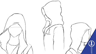 How I draw hoods and hoodies Art tutorial