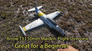 Arrows T33 50mm PNP EDF Maiden Flight-OVERVIEW