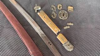 WW2 Japanese Katana Sword Handle Restoration