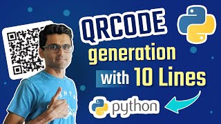 QR Code In 5 lines of Python Code | Python Project | Python for Beginners