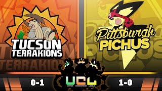 Pokémon ORAS LIVE Wi-Fi Battle [UCL S2W2] Tucson Terrakions vs Pittsburgh Pichus