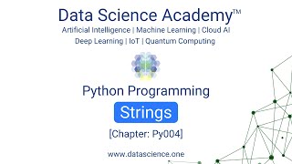 Python Programming for Beginners Py004: Introduction to Strings
