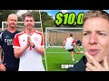 Reacting To Miniminter $10,000 FOOTBALL CHALLENGE VS THEO BAKER!