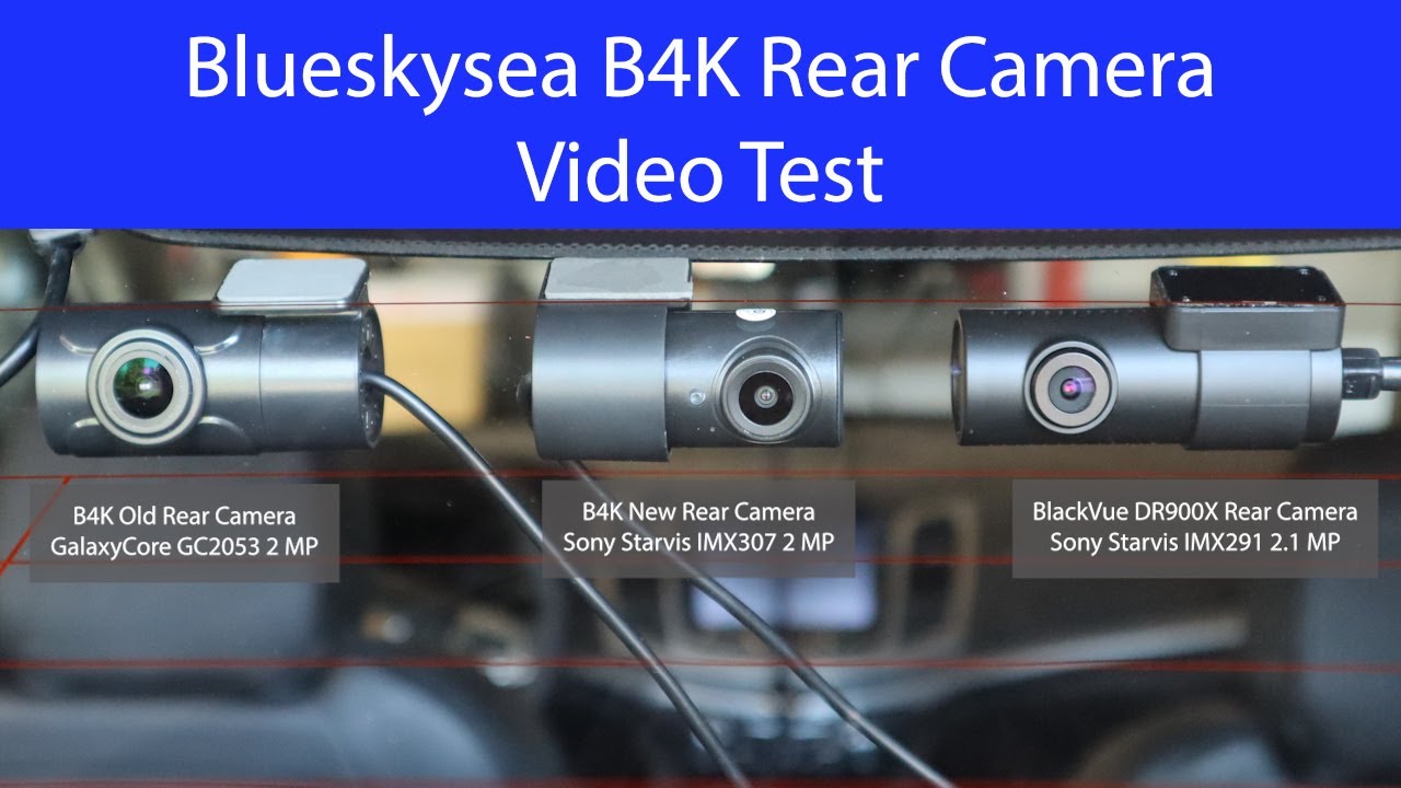 Blueskysea B4K Rear Dash Camera Video Test - YouTube