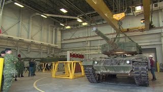 New  tank building at CFB Gagetown