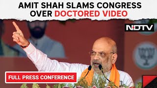 Amit Shah Press Conference | Amit Shah Slams Congress Over Fake Video, Says BJP Supports Reservation