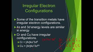 Chem 2 - Chapter 25 Transition Metals and Coordination Compounds Part 1