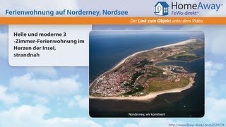 Norderney: Helle und moderne 3-Zimmer-Ferienwohnung im Herzen der Insel - FeWo-direkt.de Video