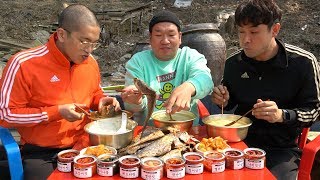 이것이 진정한 레알 밥도둑 ; Barley-Gulbi \u0026 Salted seafood