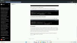 Generating a random sequence in Python