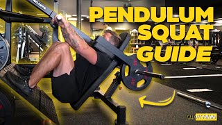 PENDULUM SQUAT GUIDE | How To, Quad \u0026 Glute Bias, and Benefits