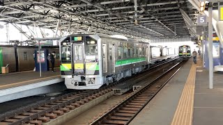 【4K】鋭い加速！宗谷本線 H100形DECMO 普通名寄行き 旭川駅発車