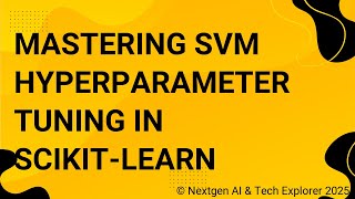 Mastering SVM Hyperparameter Tuning in Scikit-learn