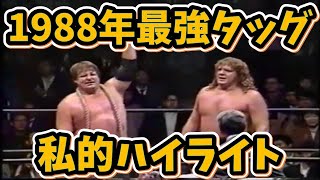 1988年世界最強タッグ決定リーグ戦　私的ハイライト