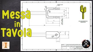 MESSA IN TAVOLA in Autodesk Inventor - IDW format - [TUTORIAL - ITA]