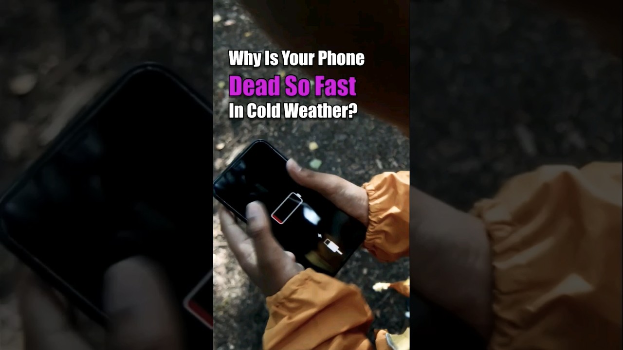 Does your SMARTPHONE always die in cold weather? ️ #facts #shorts #tech #smartphonelife